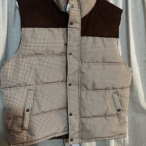New w/tag Goodfellow & Co Houndstooth Puffer Vest